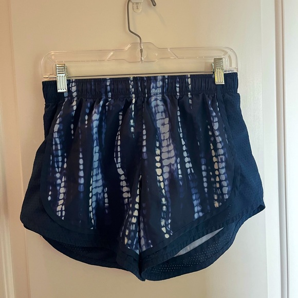 Athletic Pants - Tie Dye Navy Athletic Shorts